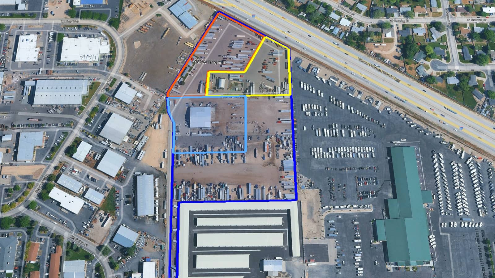 Aerial view of TRX IOS property in Boise, ID